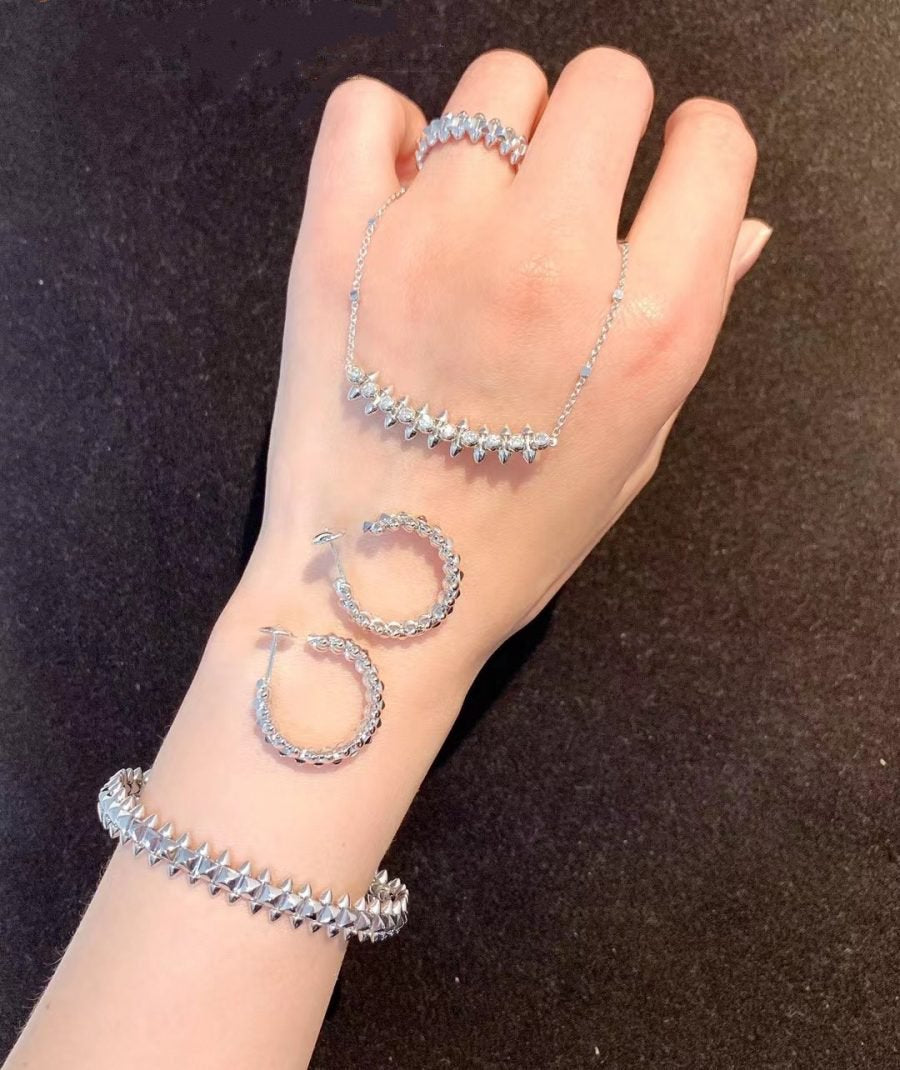 ¡®Imperial¡¯CLASH SILVER BRACELET