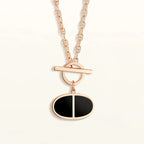 ¡®Imperial¡¯CHAINE VERSO BLACK CERAMIC NECKLACE