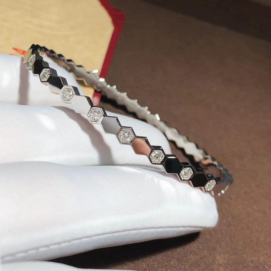 ¡®Imperial¡¯BEE LOVE SILVER DIAMOND BRACELET