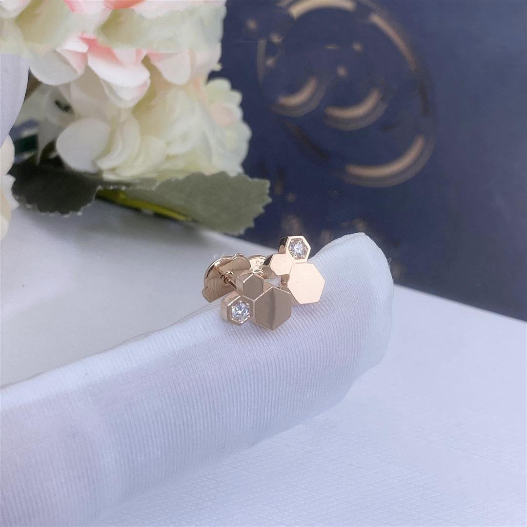 ¡®Imperial¡¯BEE LOVE PINK GOLD DIAMOND EARRINGS