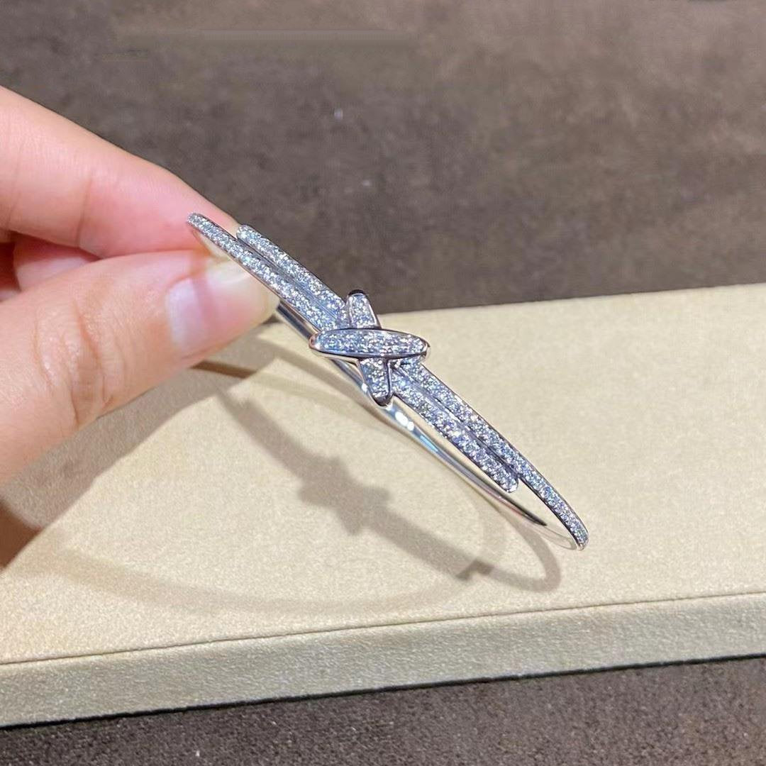 ¡®Imperial¡¯JEUX DE BRACELET DIAMONDS SILVER