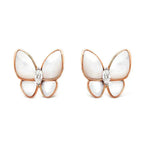 ¡®Imperial¡¯BUTTERFLY MOP DIAMOND EARRINGS