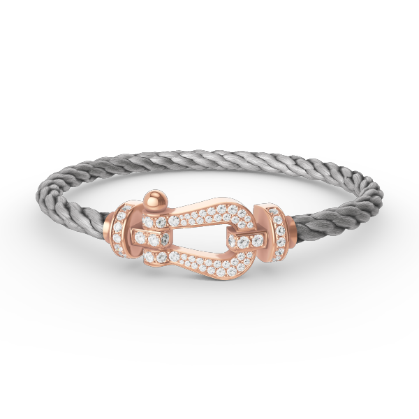 ¡®Imperial¡¯FORCE LARGE HORSESHOE FULL DIAMOND BRACELET ROSE GOLD