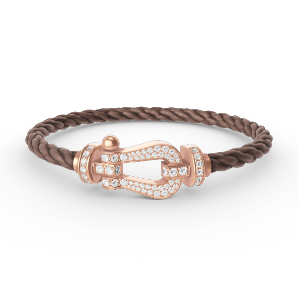¡®Imperial¡¯FORCE LARGE HORSESHOE FULL DIAMOND BRACELET ROSE GOLD