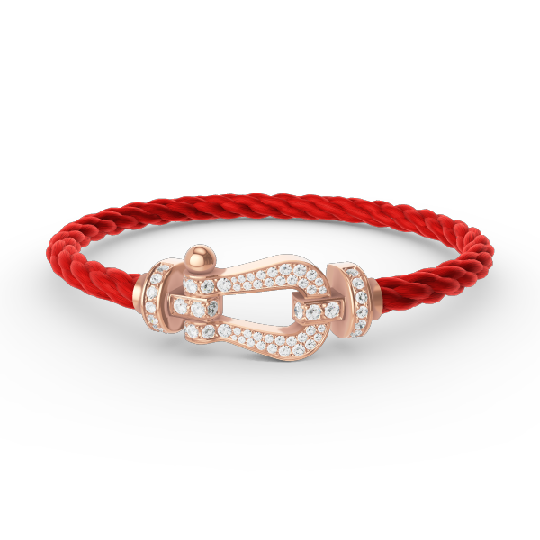 ¡®Imperial¡¯FORCE LARGE HORSESHOE FULL DIAMOND BRACELET ROSE GOLD