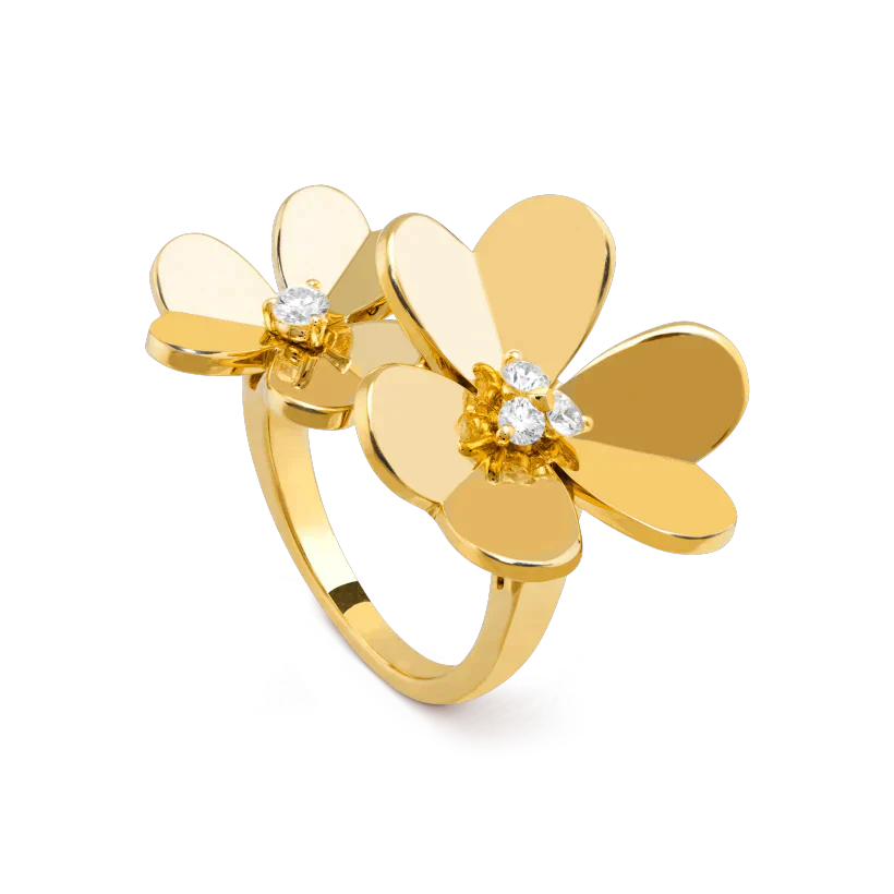 ¡®Imperial¡¯CLOVER COMOS GOLD DIAMOND RING