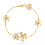 ¡®Imperial¡¯FRIVOLE GOLD 5 FLOWERS BRACELET