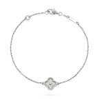 ¡®Imperial¡¯CLOVER  SINGLE FLOWER BRACELET SILVER