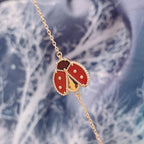 ¡®Imperial¡¯LUCKY SPRING 1 MOTIF PINK GOLD BRACELET