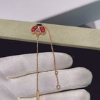 ¡®Imperial¡¯LUCKY SPRING 1 MOTIF PINK GOLD BRACELET